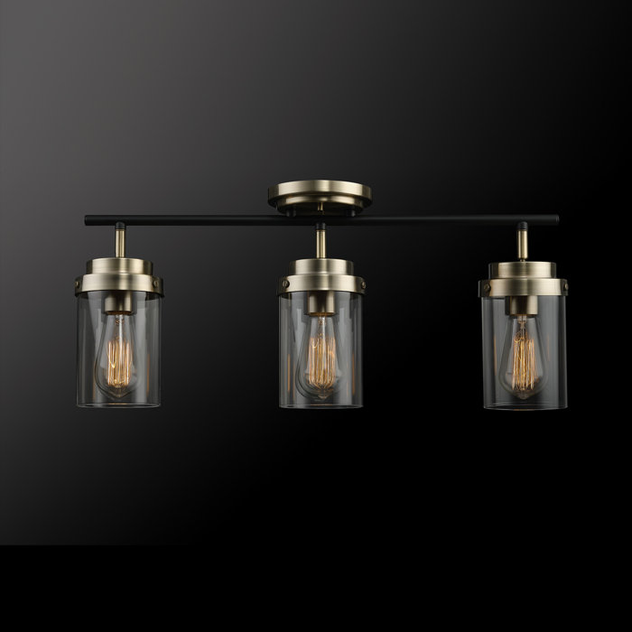 Globe Electric Company Adelaide 3Light Antique Brass Track Lighting